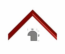 Рамка А4 210х297, красный, 15 мм