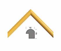 Рамка А4 210х297, желтый, 15 мм