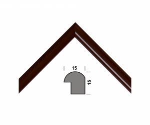 Рамка А4 210х297, темно-коричневый, 15 мм