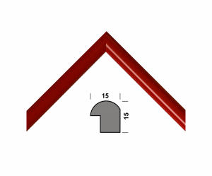 Рамка А4 210х297, красный, 15 мм