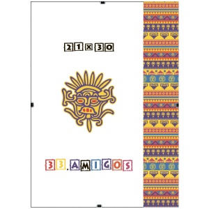 Рамка на клипсах А4, 21 х 30 см